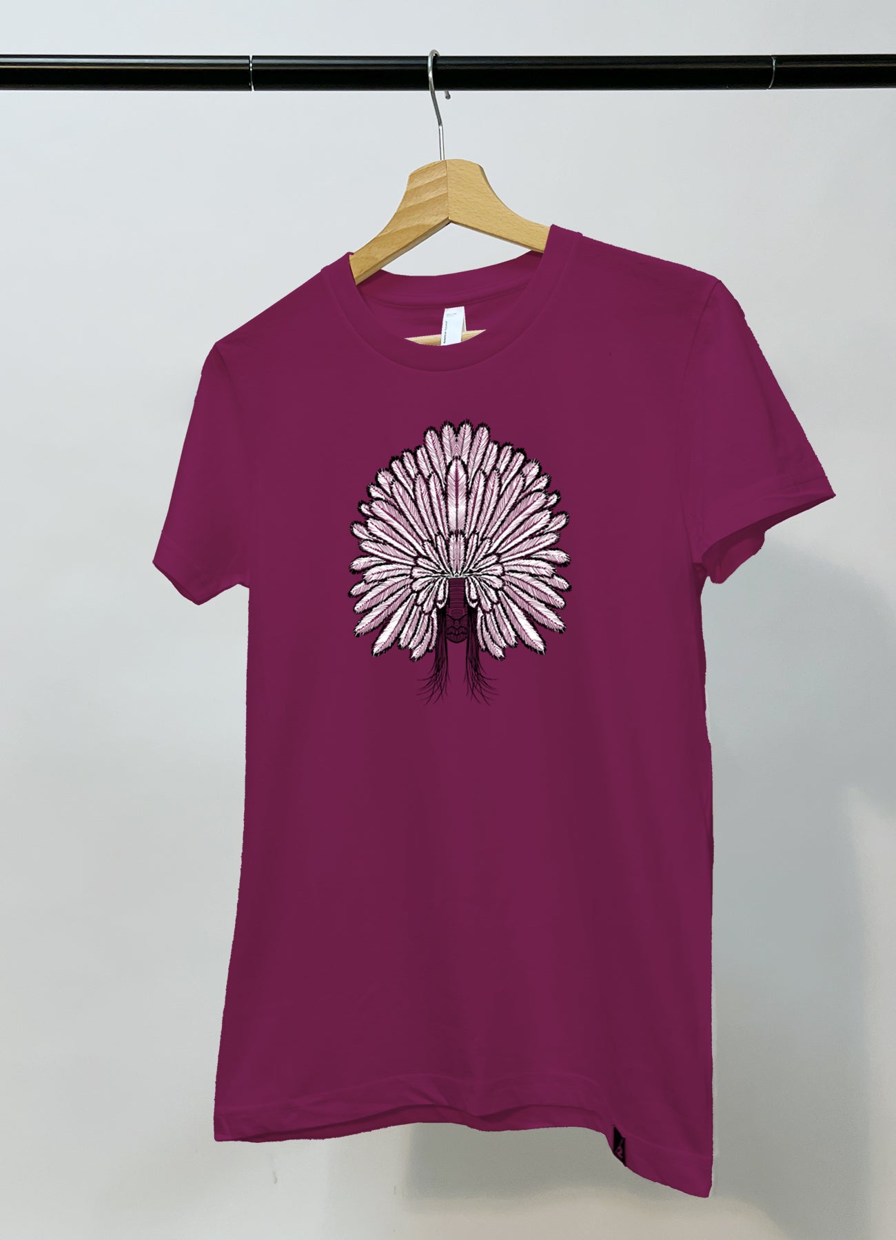Indianer, T-Shirt, kurzarm, Damen