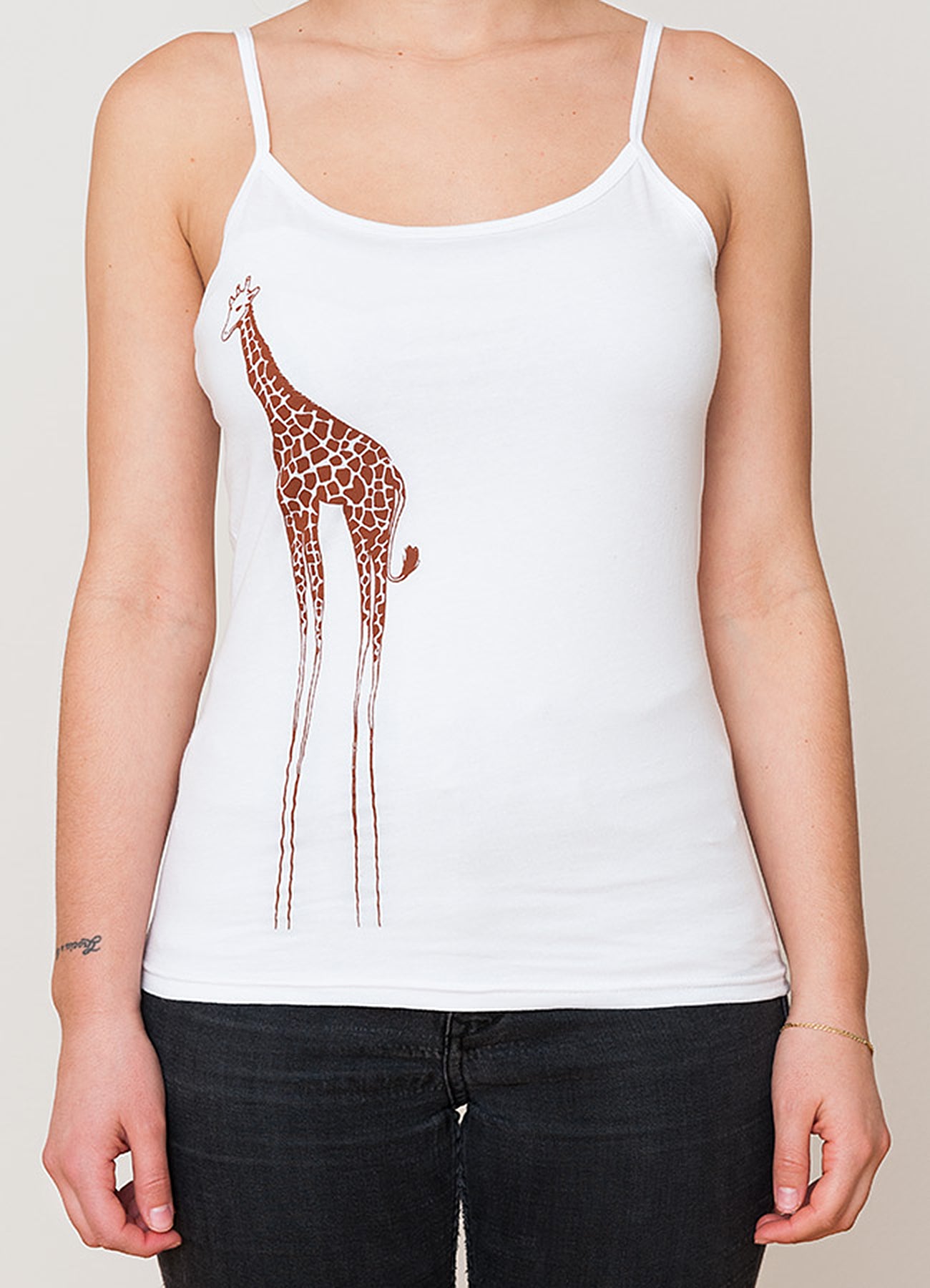 Giraffe, T-Shirt, kurzarm, Damen