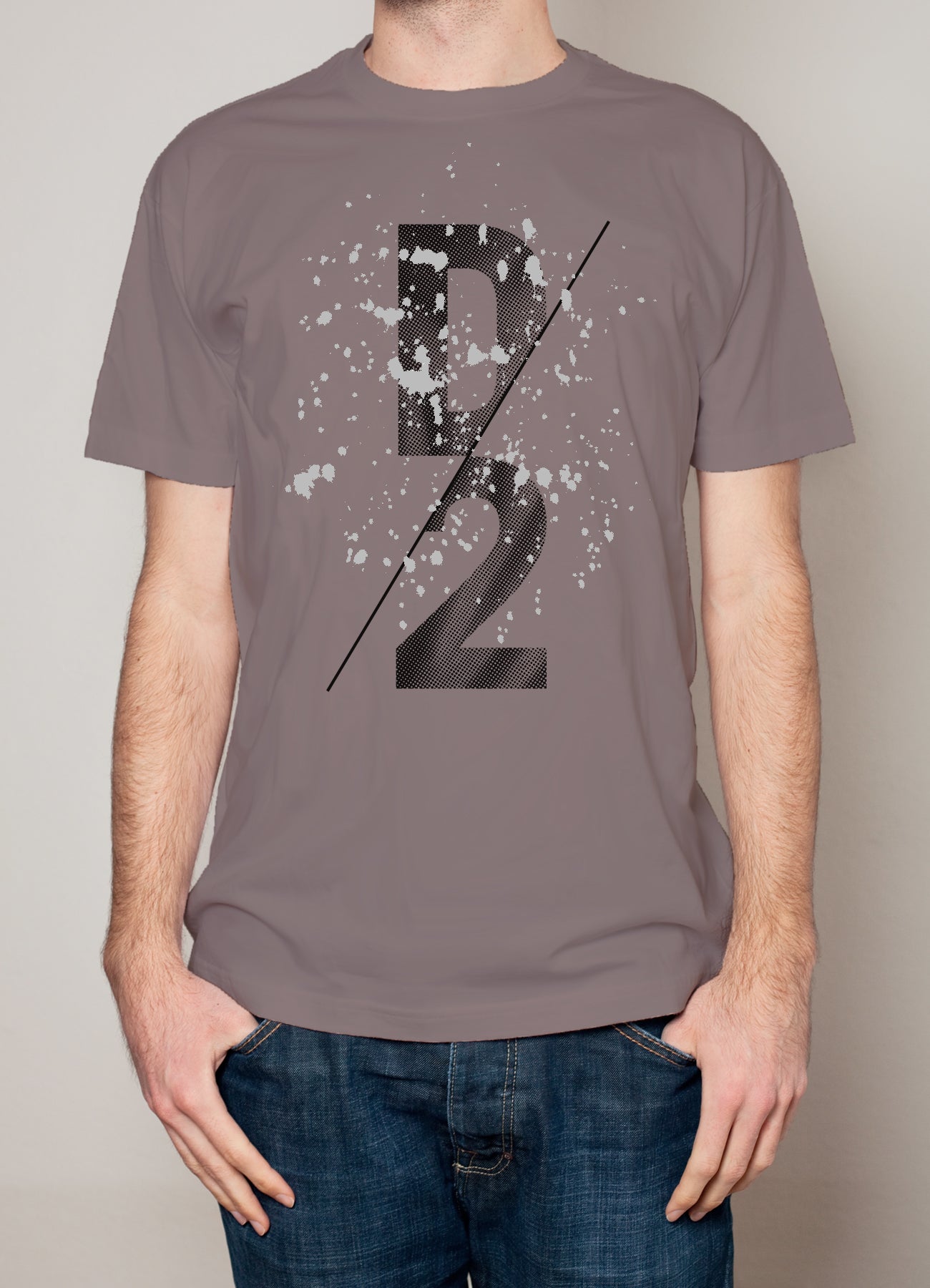 D2 Durchzwei, T-Shirt, kurzarm, Herren