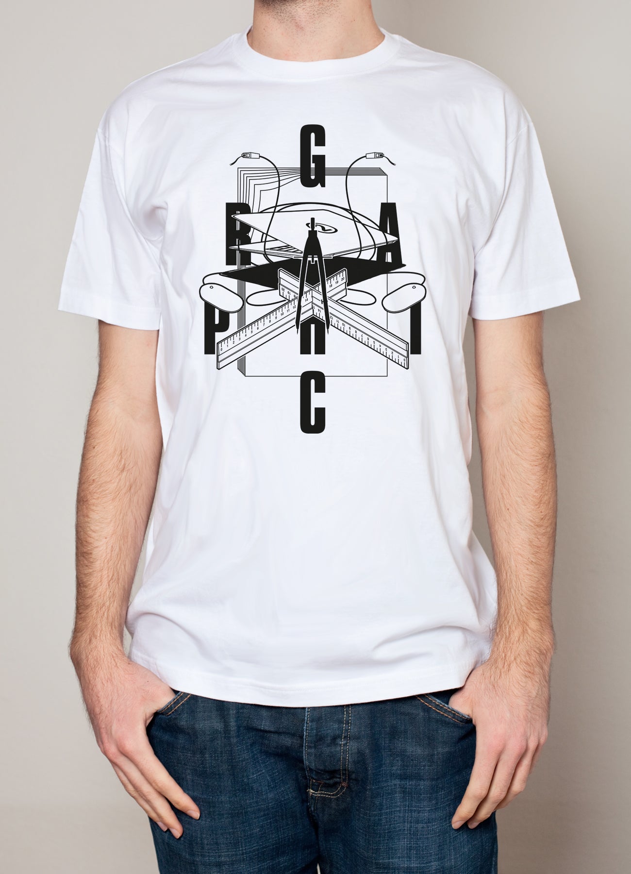 Graphic, T-Shirt, kurzarm, Herren