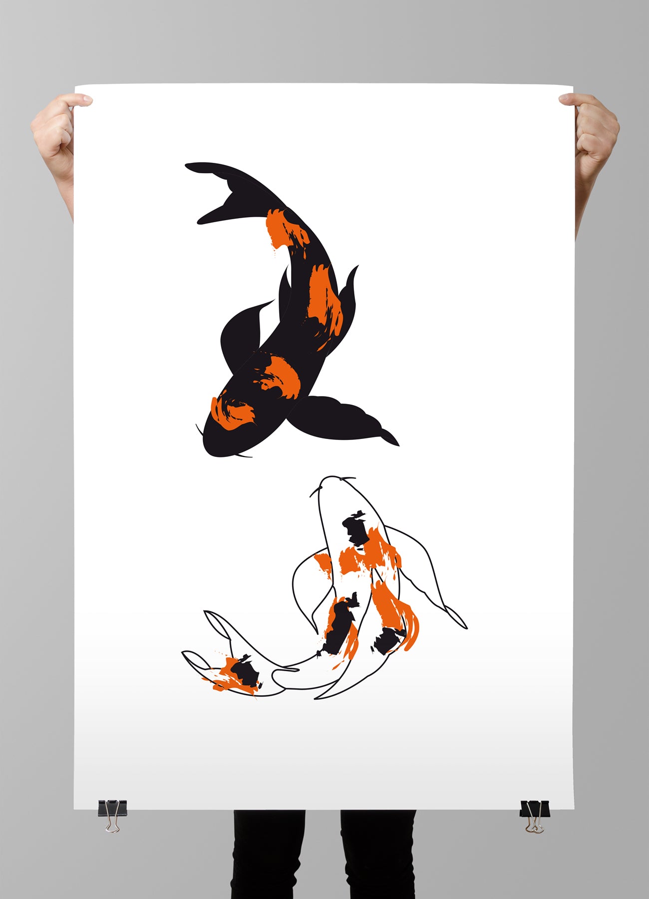 Koi, Plakat