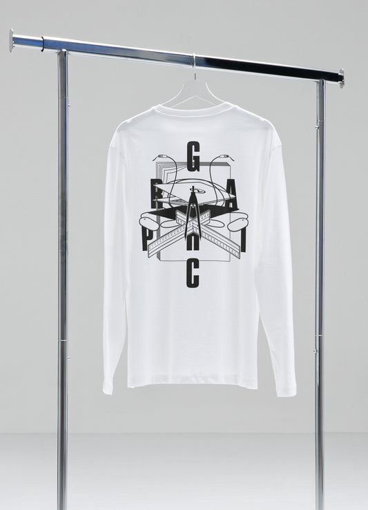 Graphic, T-Shirt, langarm, Herren